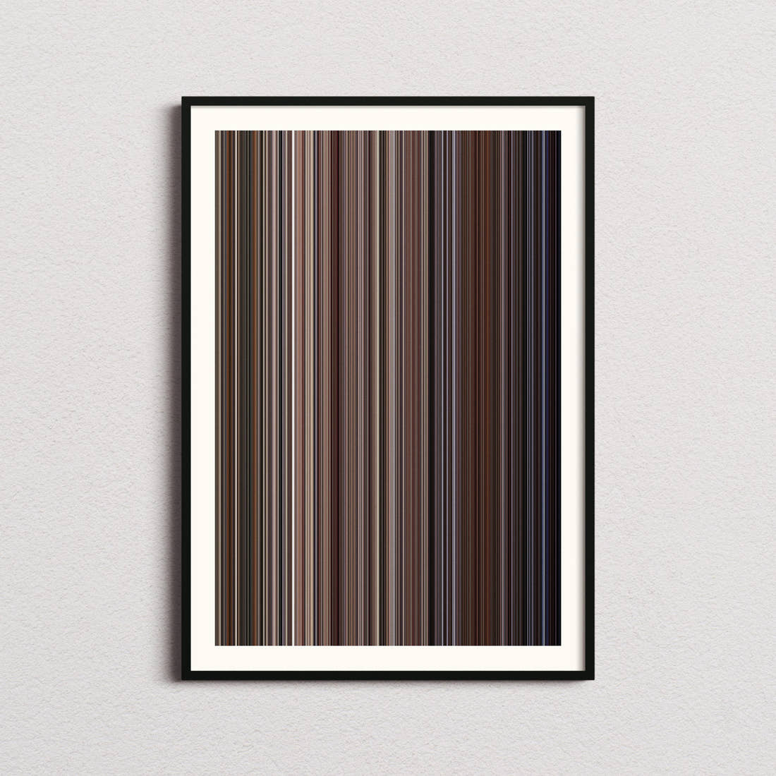 Dog Day Afternoon Movie Barcode Poster - Barcode Only
