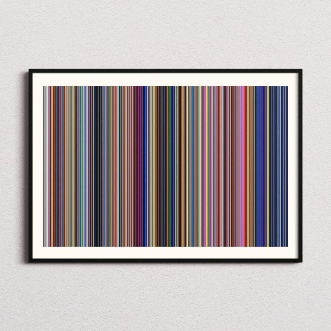 Dog Man Movie Barcode Poster - Barcode Only