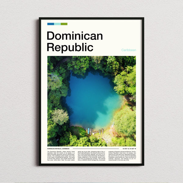 Dominican Republic - Jungle Lagoon - Travel Print
