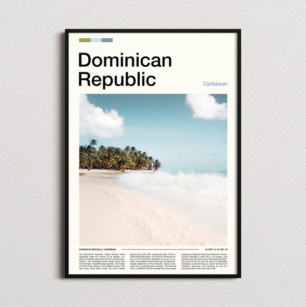 Dominican Republic - White Sand Beach - Travel Print