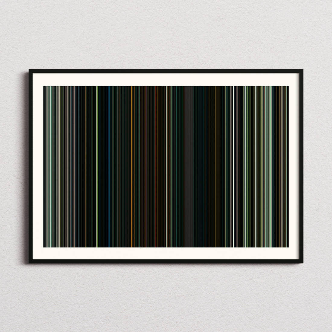 Don't Breathe Movie Barcode Poster - Barcode Only