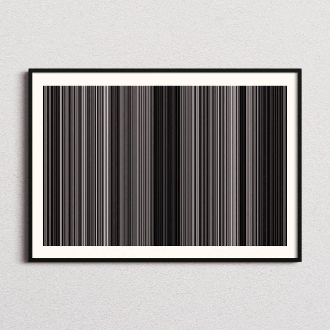 Double Indemnity Movie Barcode Poster - Barcode Only