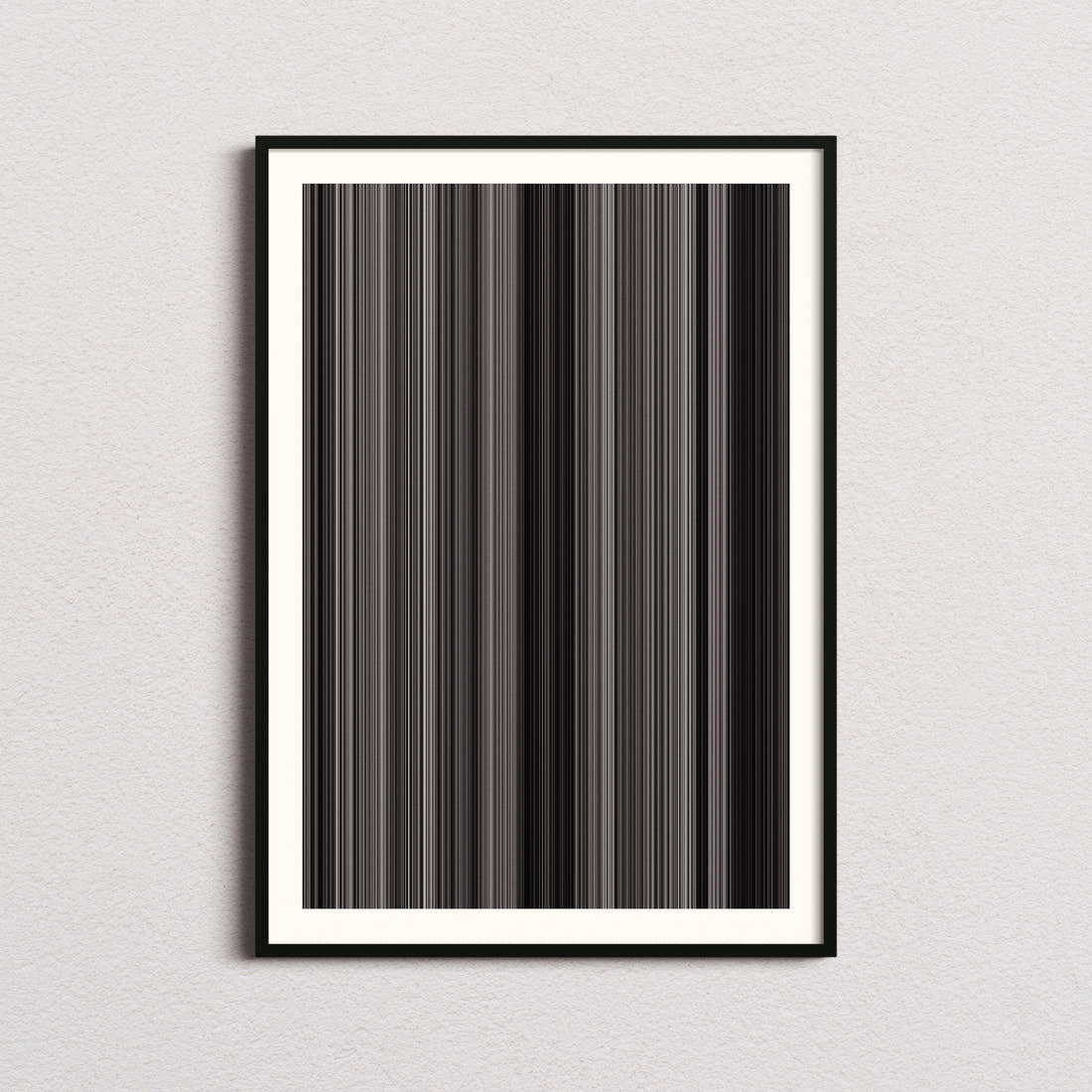 Double Indemnity Movie Barcode Poster - Barcode Only