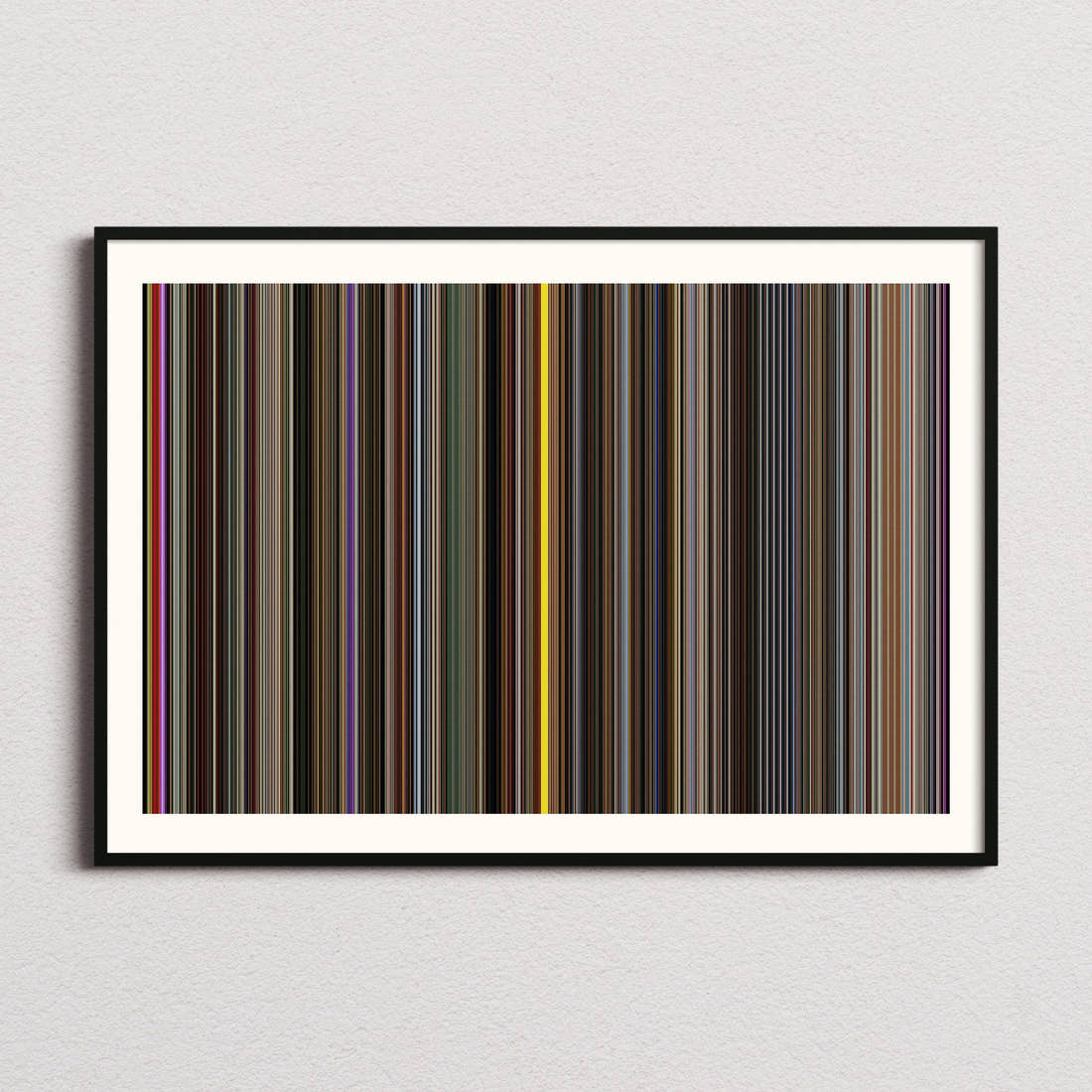 Down With Love Movie Barcode Poster - Barcode Only