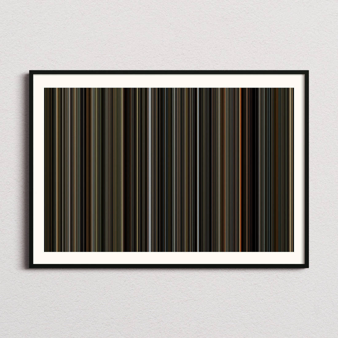 Downfall Movie Barcode Poster - Barcode Only