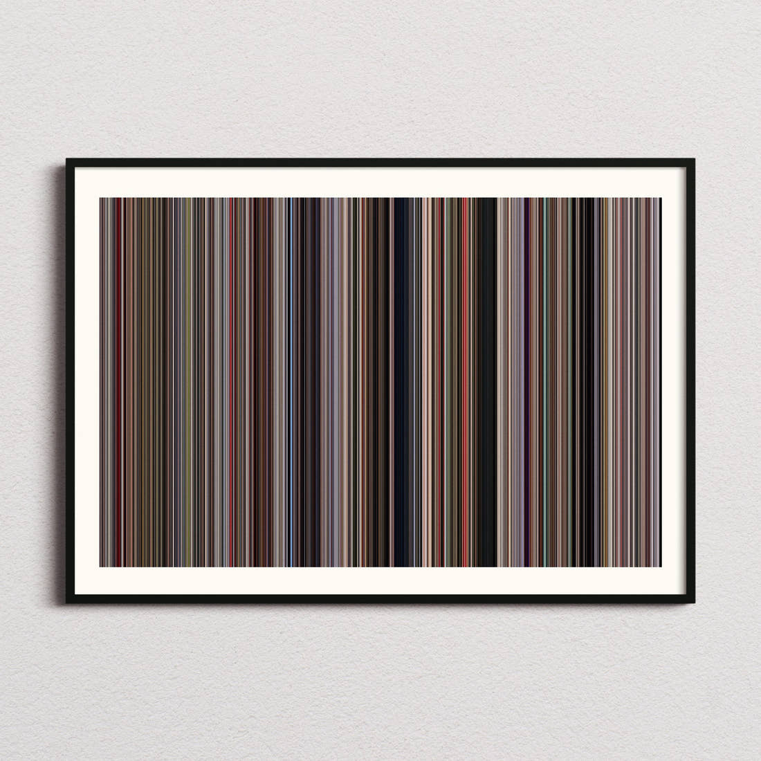 Dr. No Movie Barcode Poster - Barcode Only