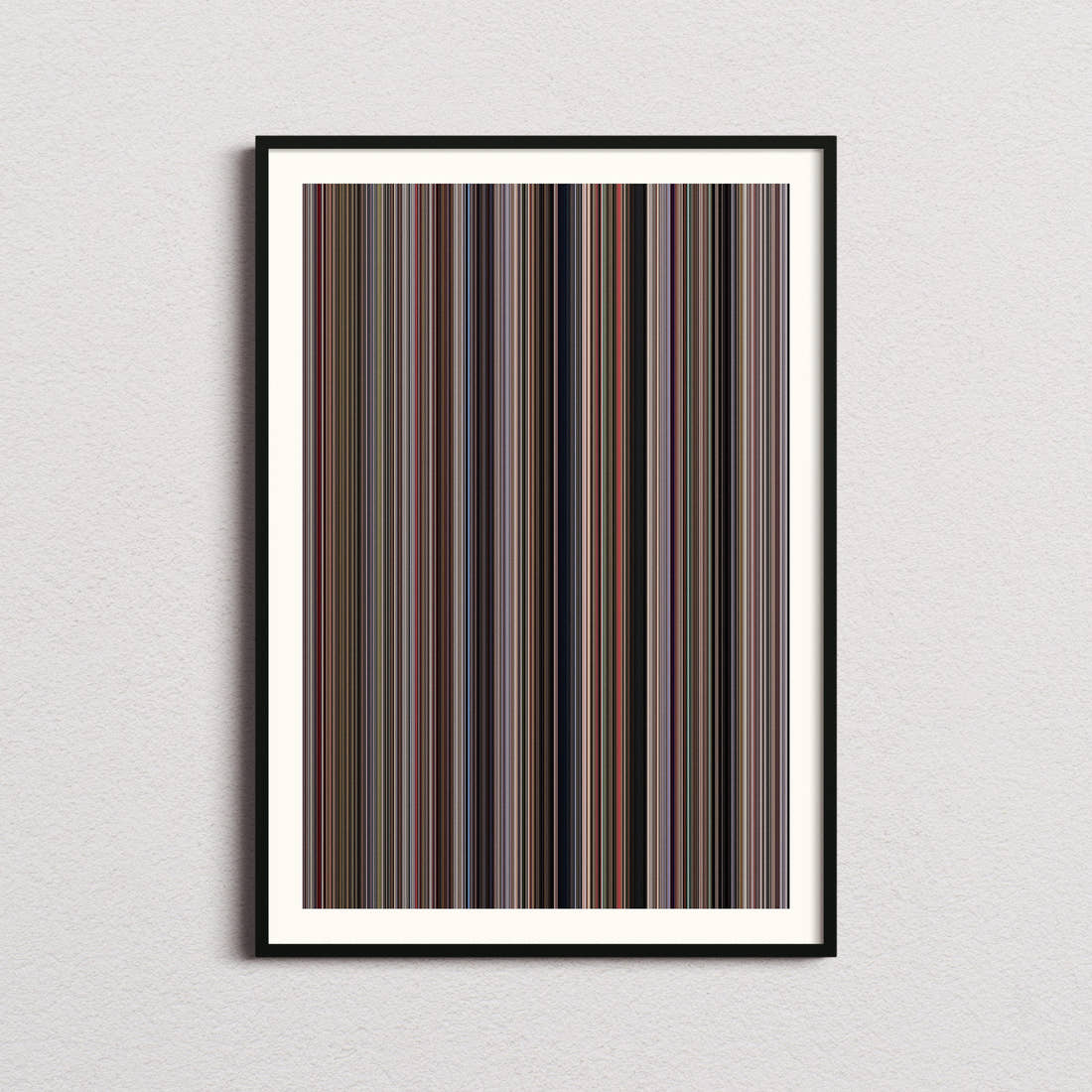 Dr. No Movie Barcode Poster - Barcode Only