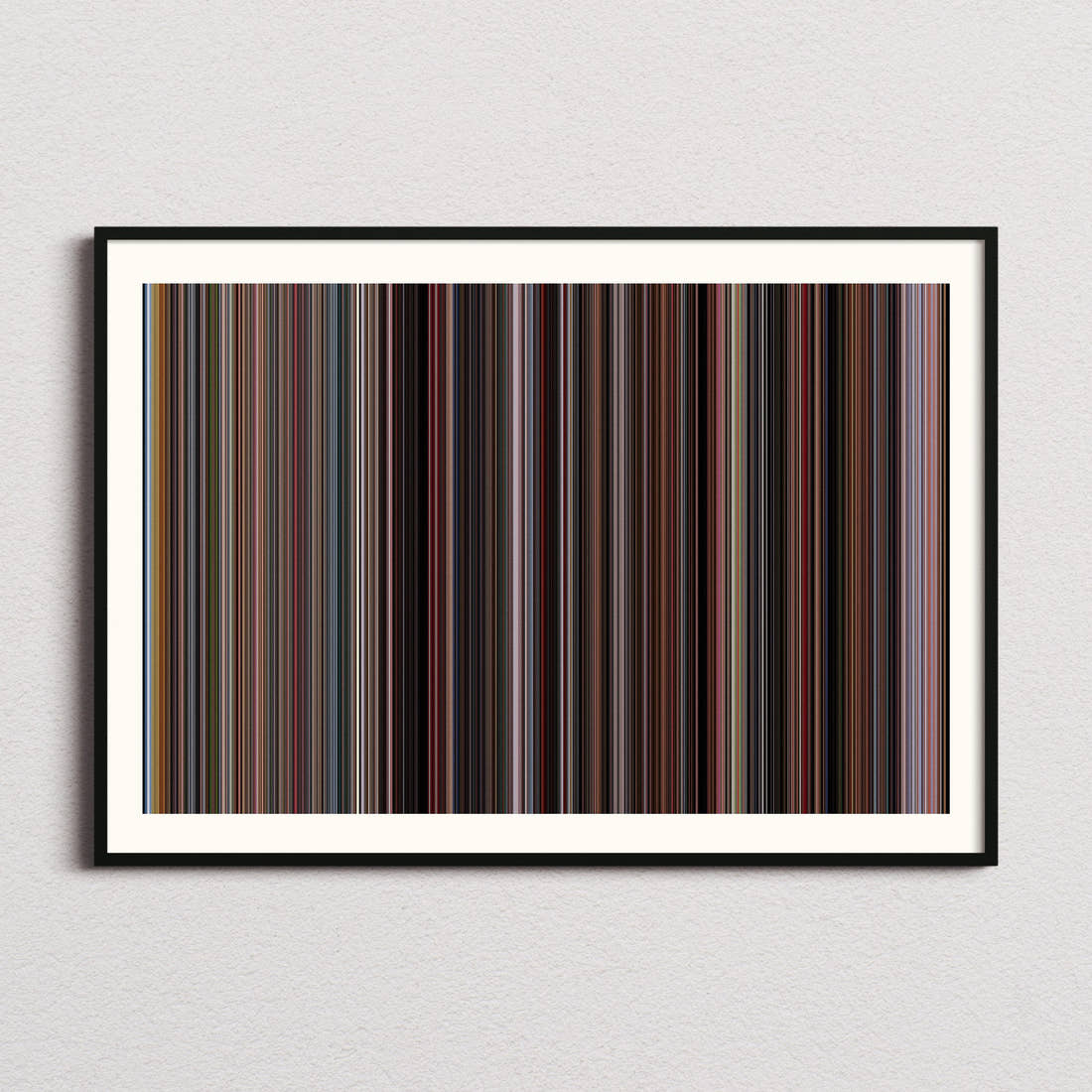 Dragnet Movie Barcode Poster - Barcode Only