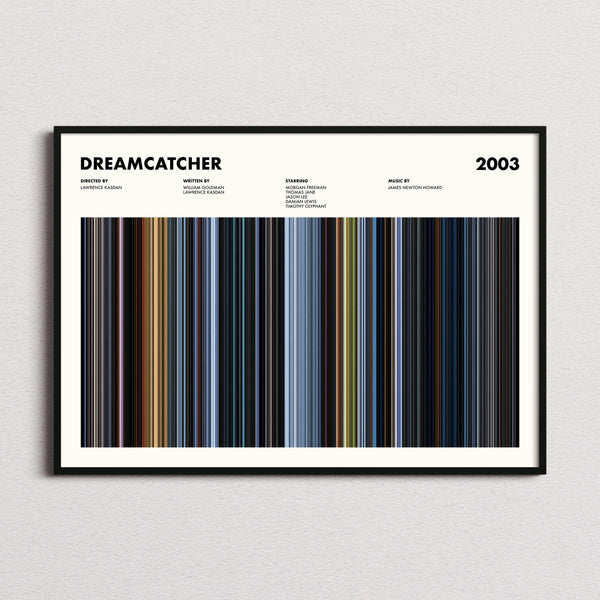 Dreamcatcher Movie Barcode Poster