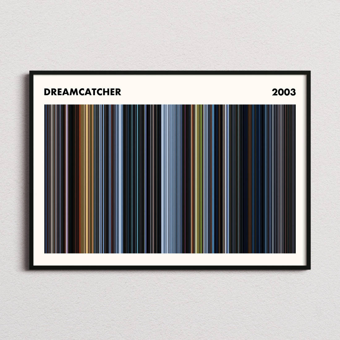 Dreamcatcher Movie Barcode Poster - Simplified