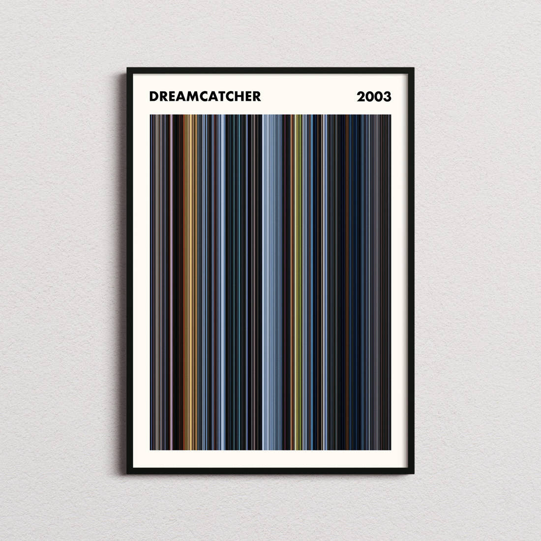 Dreamcatcher Movie Barcode Poster - Simplified