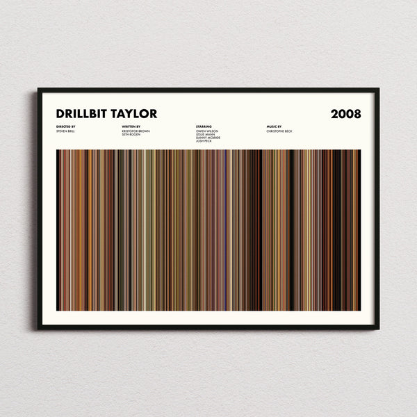 Drillbit Taylor Movie Barcode Poster