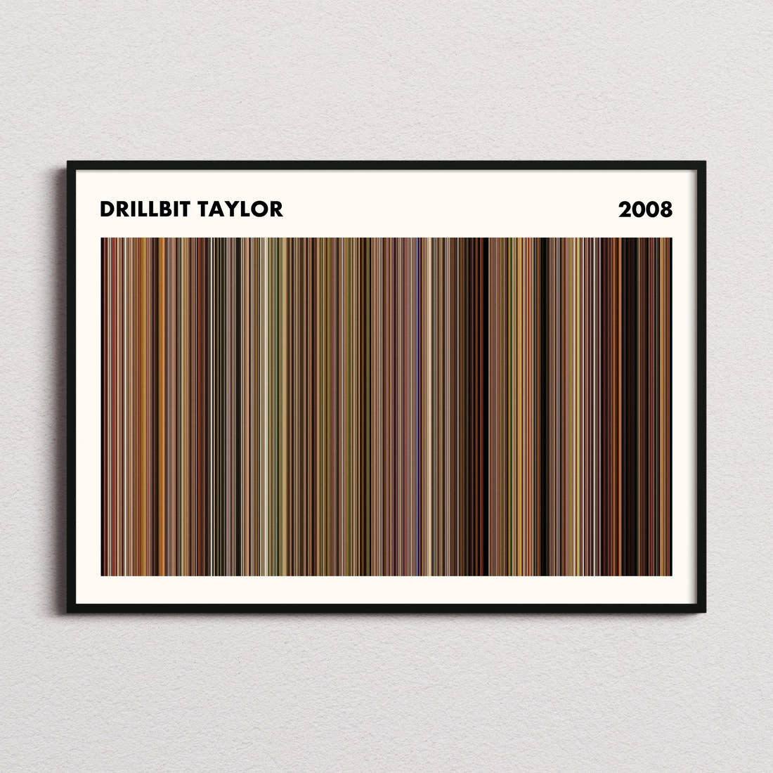 Drillbit Taylor Movie Barcode Poster - Simplified