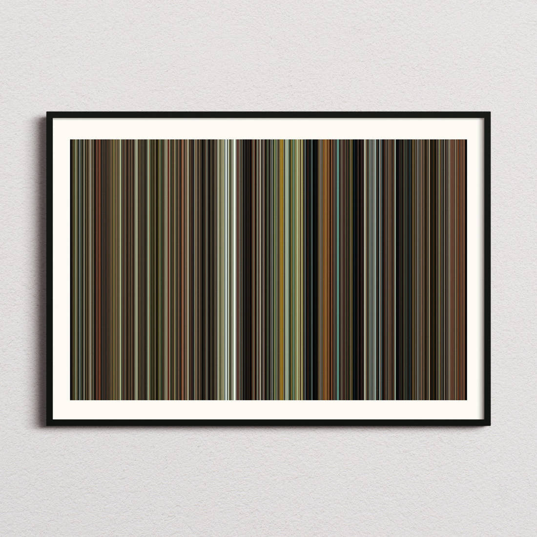 Driving Miss Daisy Movie Barcode Poster - Barcode Only