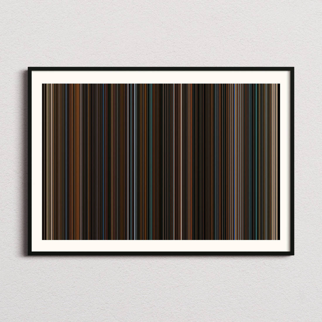 Drop Movie Barcode Poster - Barcode Only