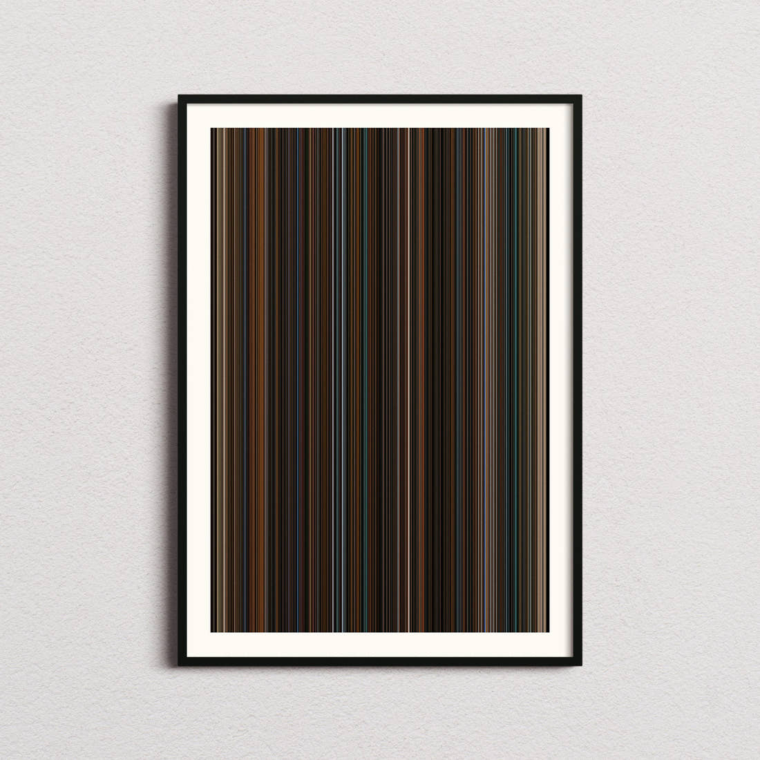 Drop Movie Barcode Poster - Barcode Only