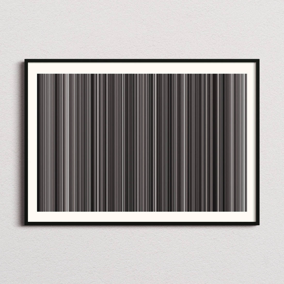 Drunken Angel Movie Barcode Poster - Barcode Only