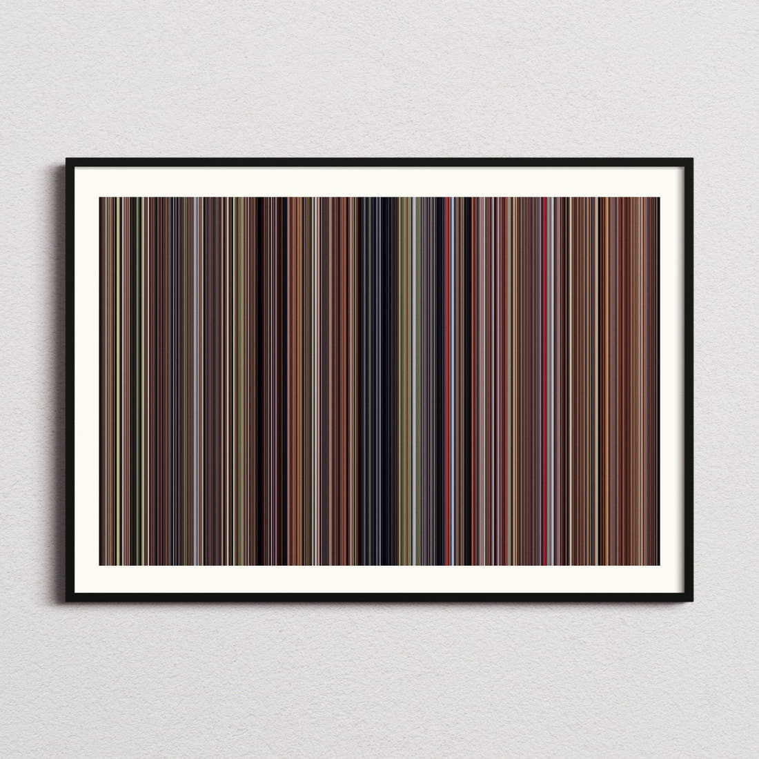 Dumb and Dumber Movie Barcode Poster - Barcode Only