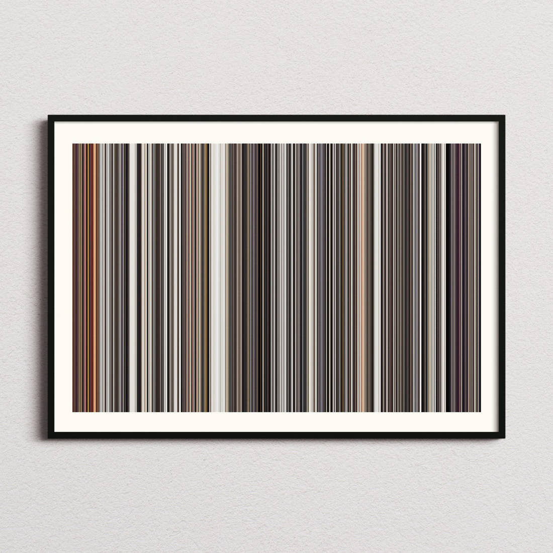 Dune: Part Two Movie Barcode Poster - Barcode Only