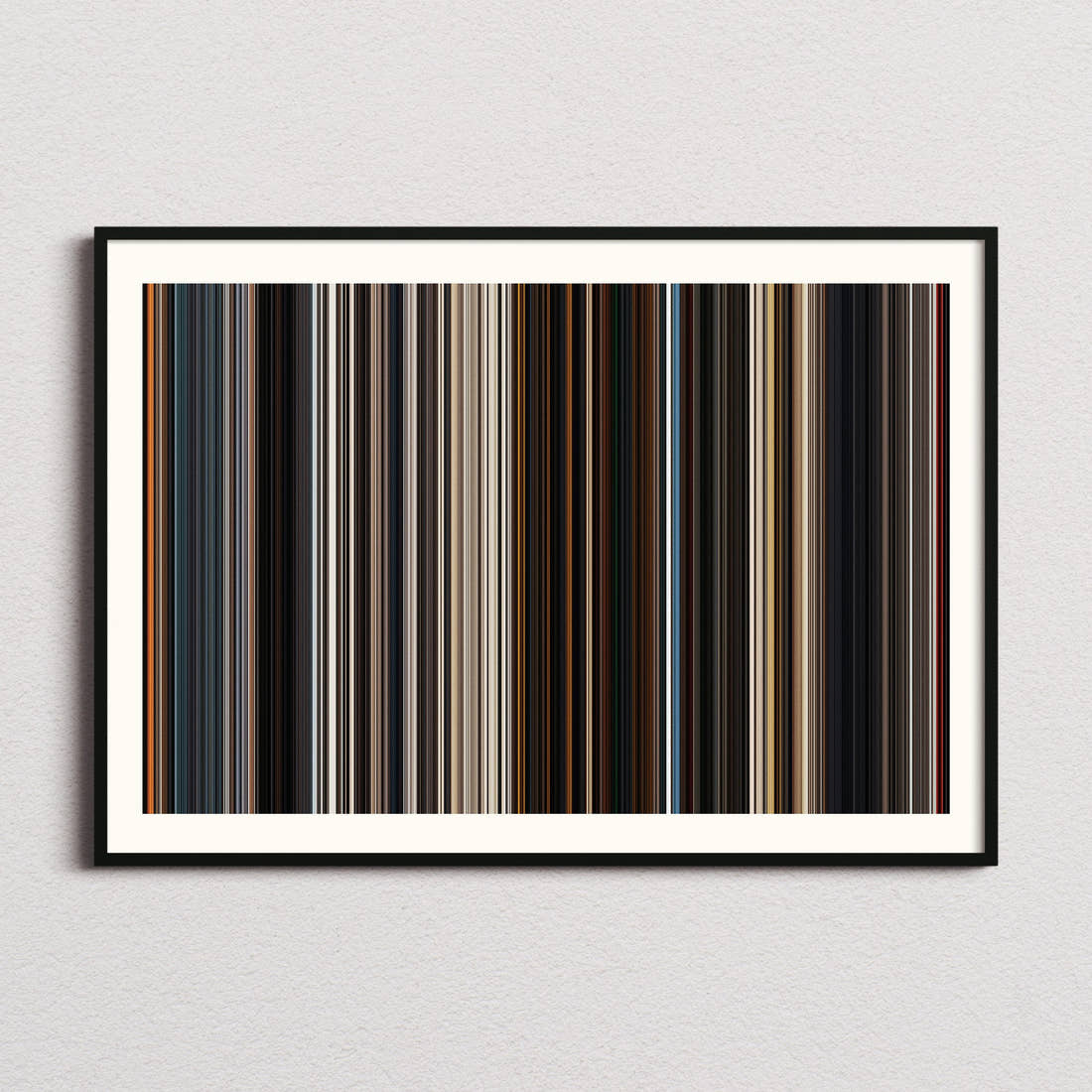 Dune: Part One Movie Barcode Poster - Barcode Only