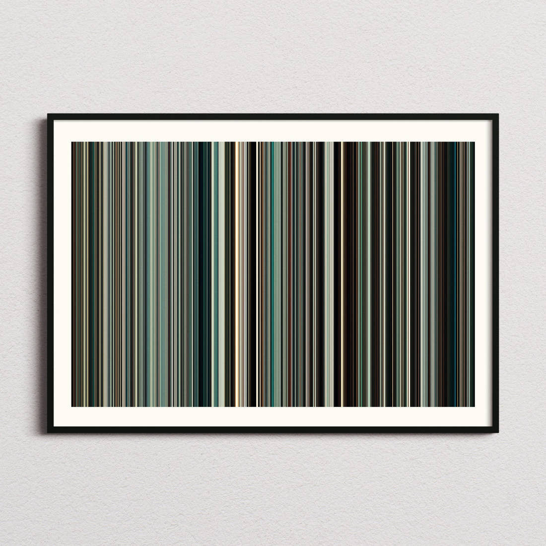 Dunkirk Movie Barcode Poster - Barcode Only
