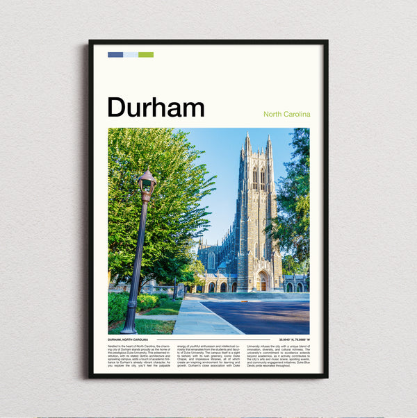 Durham - Duke Chapel - Travel Print