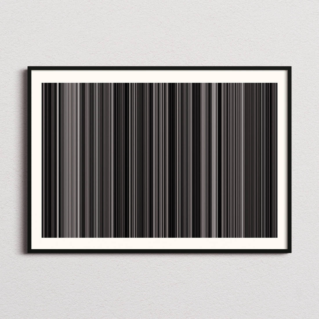 Ed Wood Movie Barcode Poster - Barcode Only
