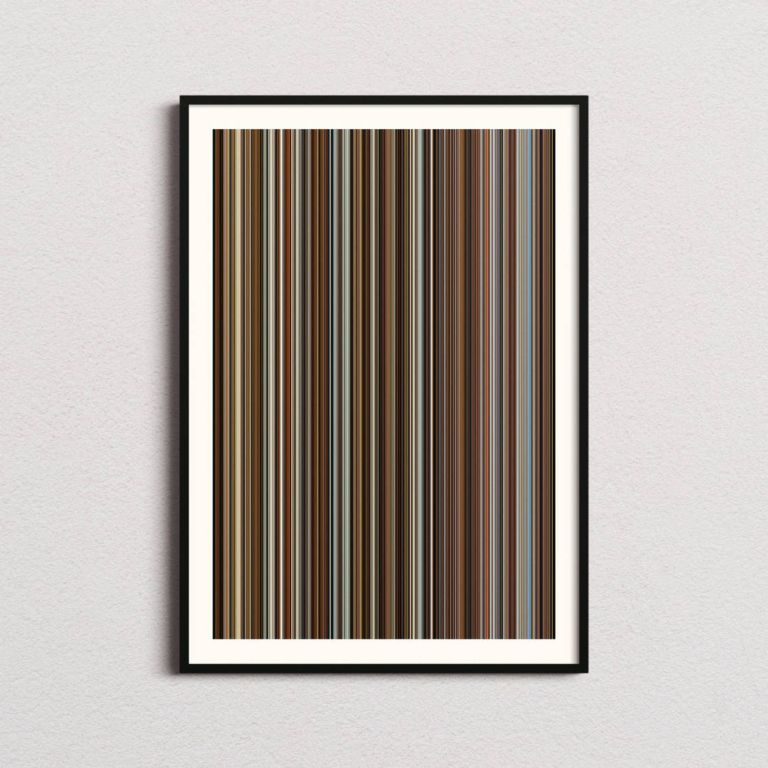 Eddie the Eagle Movie Barcode Poster - Barcode Only