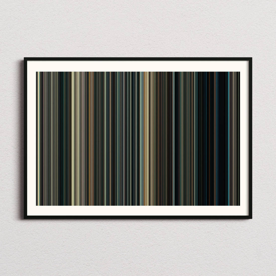 Edge of Tomorrow Movie Barcode Poster - Barcode Only