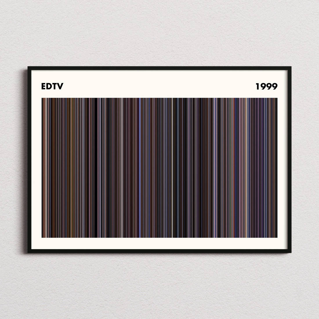 EDtv Movie Barcode Poster - Simplified