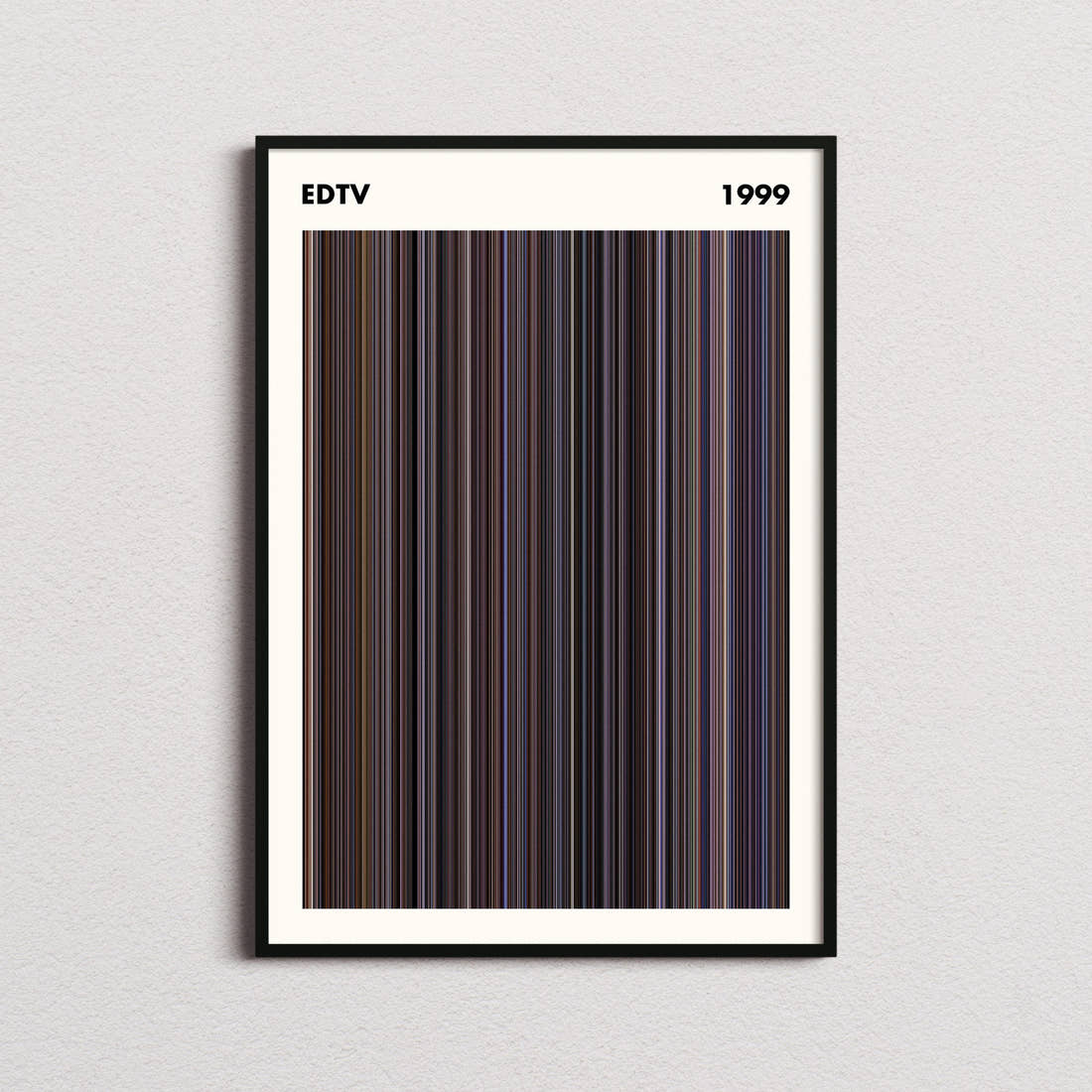 EDtv Movie Barcode Poster - Simplified