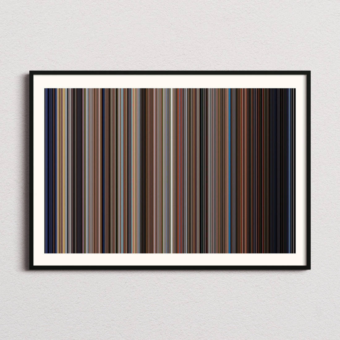 Edward Scissorhands Movie Barcode Poster - Barcode Only