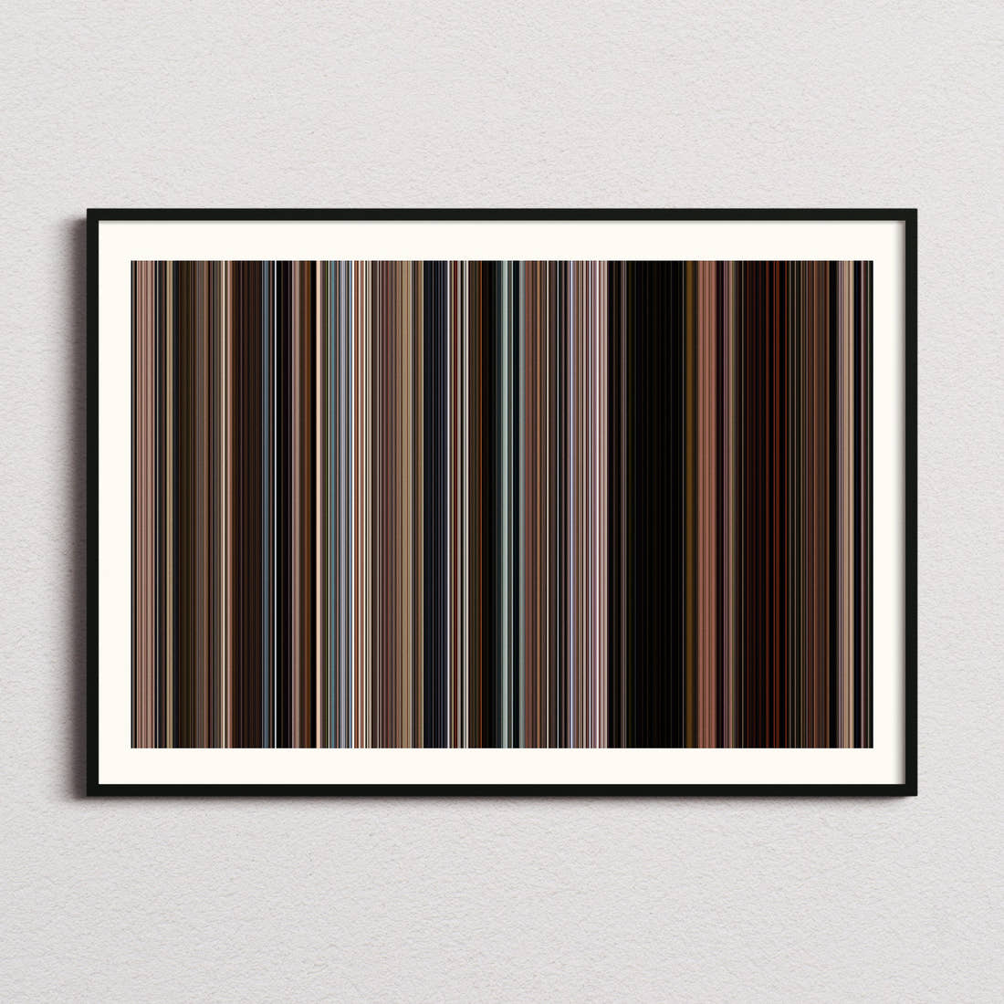Eighth Grade Movie Barcode Poster - Barcode Only