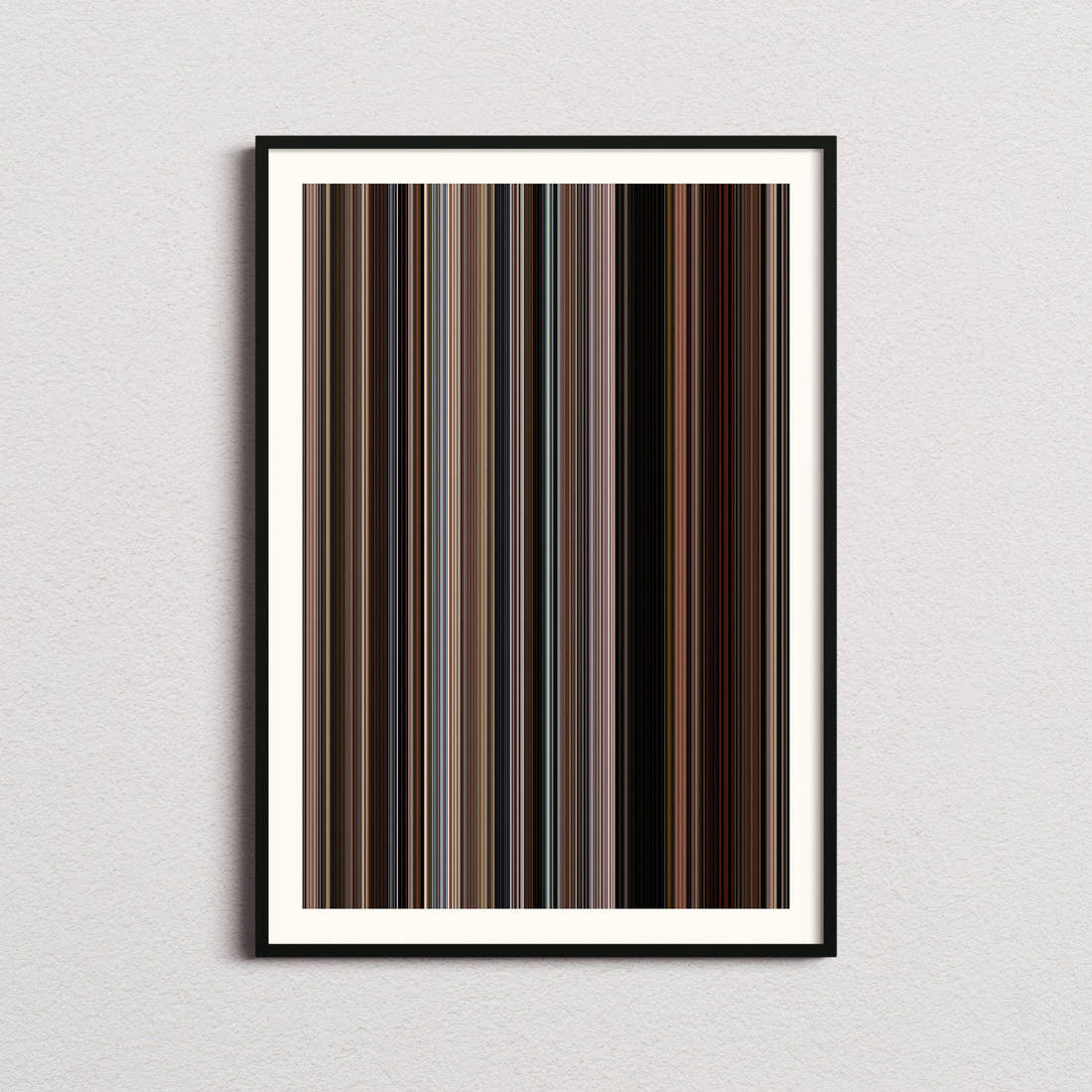 Eighth Grade Movie Barcode Poster - Barcode Only
