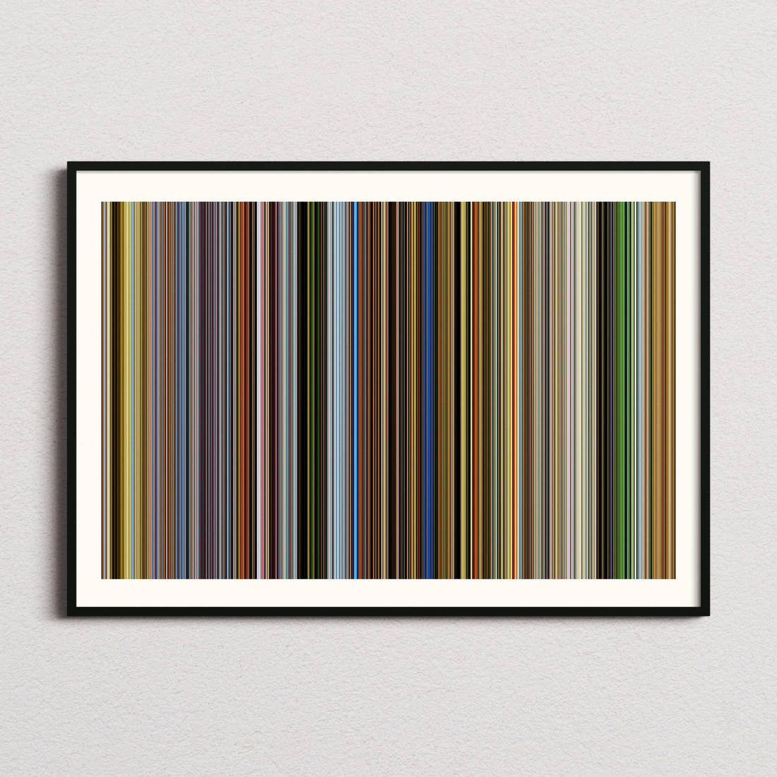 Ek Tha Tiger Movie Barcode Poster - Barcode Only