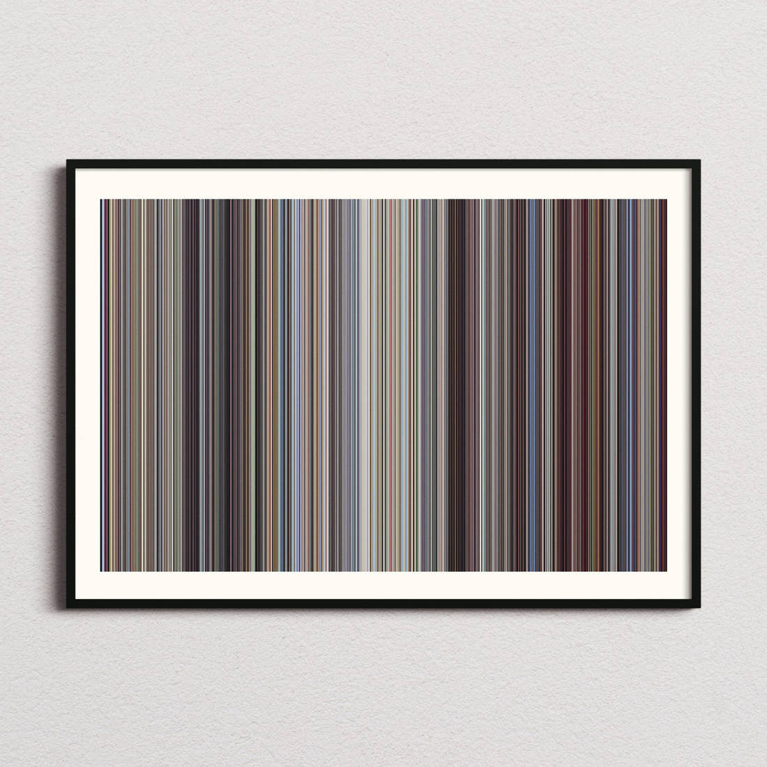 El Topo Movie Barcode Poster - Barcode Only