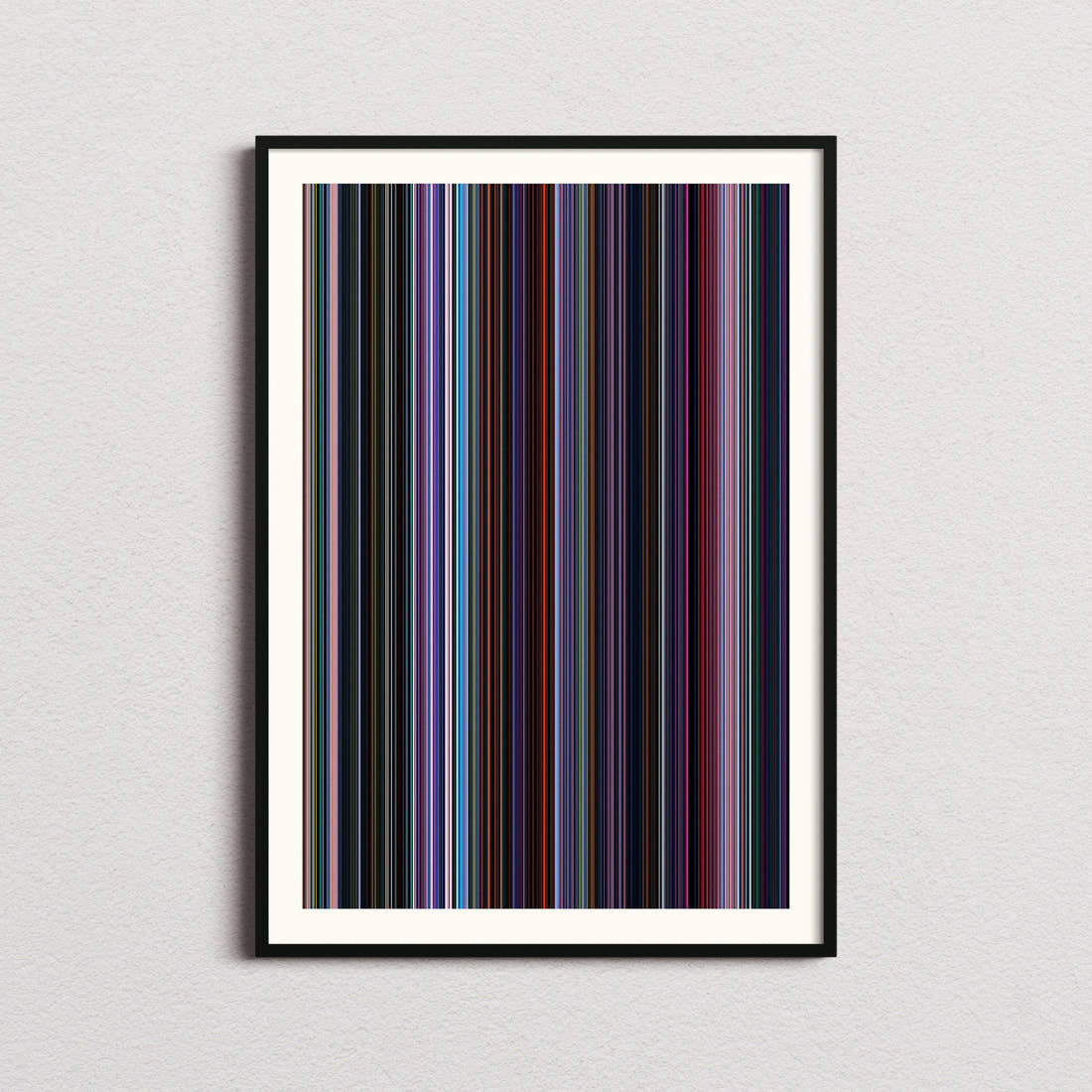 Elio Movie Barcode Poster - Barcode Only