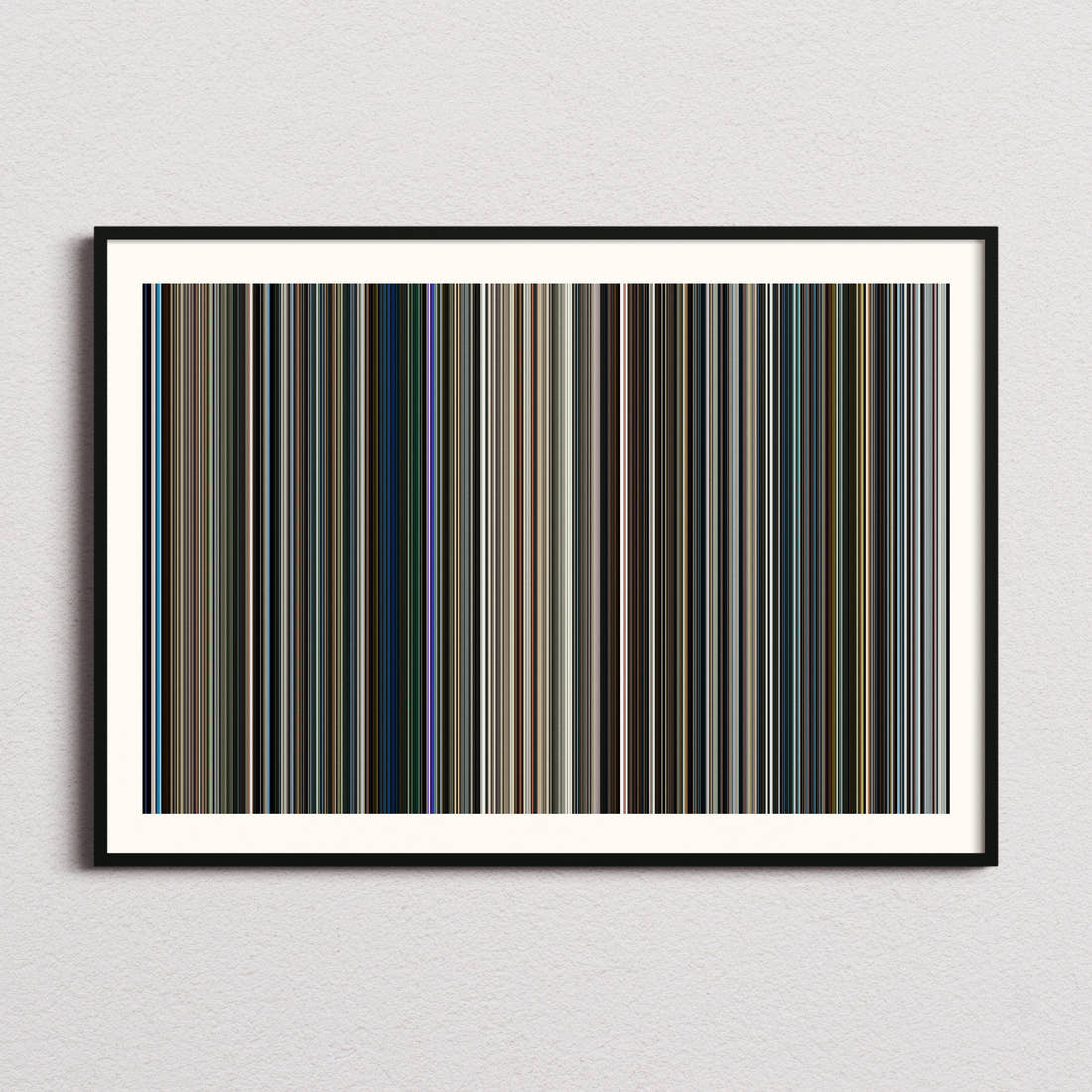Elysium Movie Barcode Poster - Barcode Only