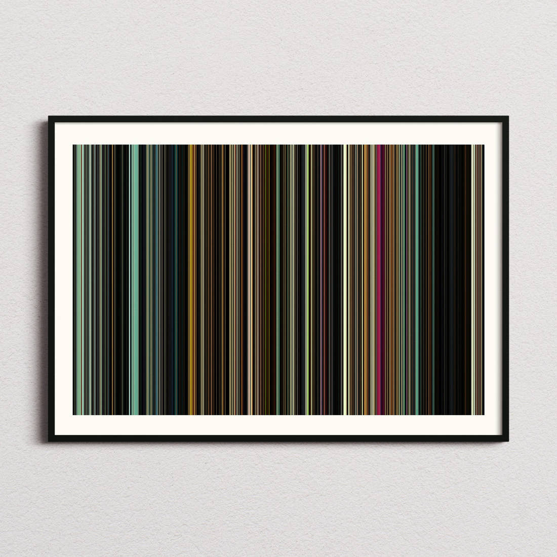 Emilia Pérez Movie Barcode Poster - Barcode Only