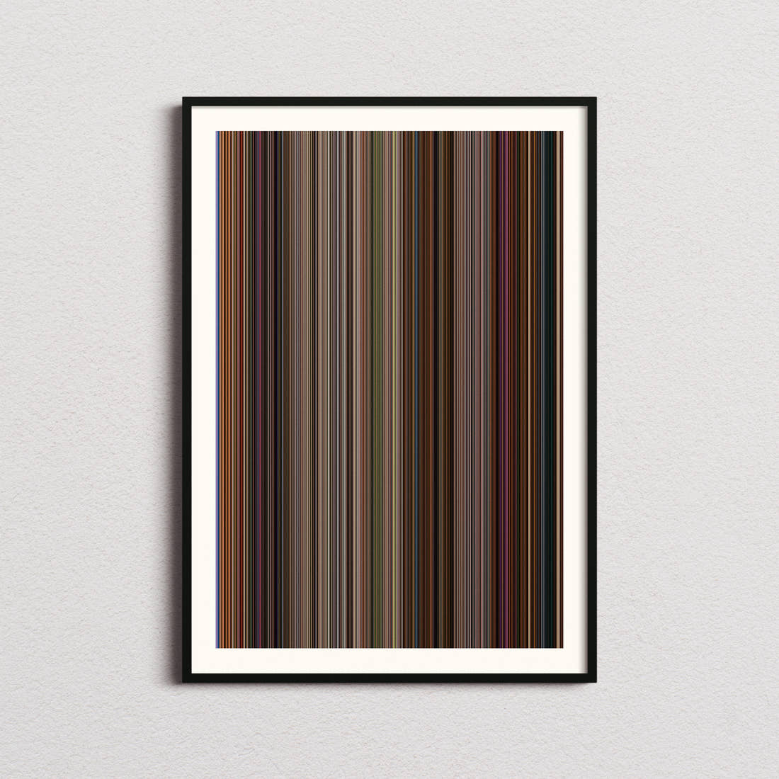 Enchanted Movie Barcode Poster - Barcode Only