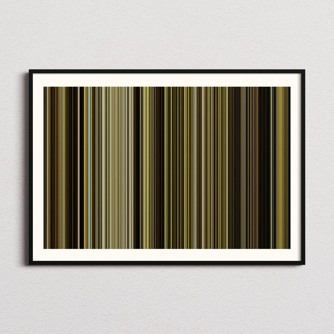 Enemy Movie Barcode Poster - Barcode Only