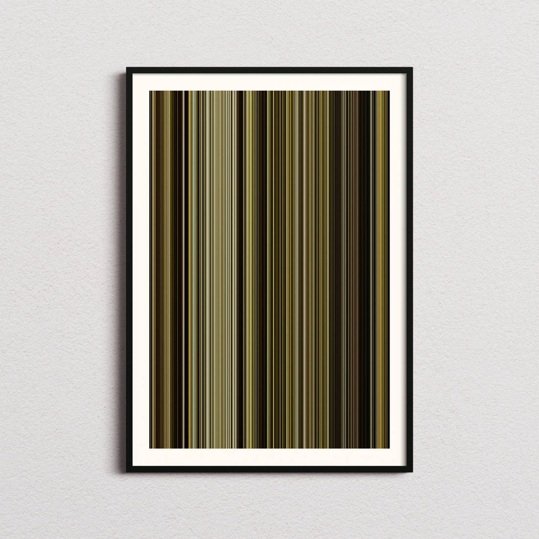 Enemy Movie Barcode Poster - Barcode Only
