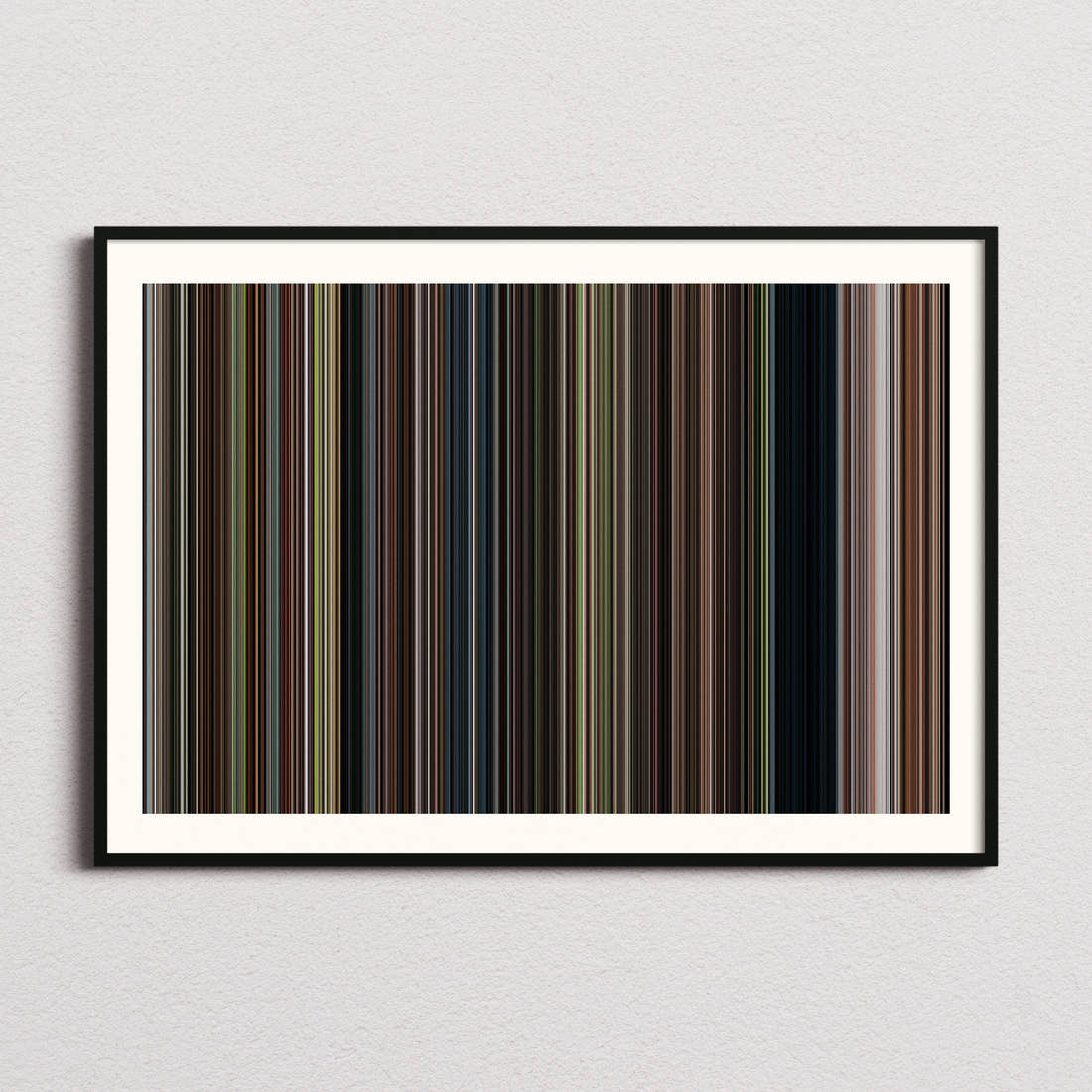 Enola Holmes Movie Barcode Poster - Barcode Only