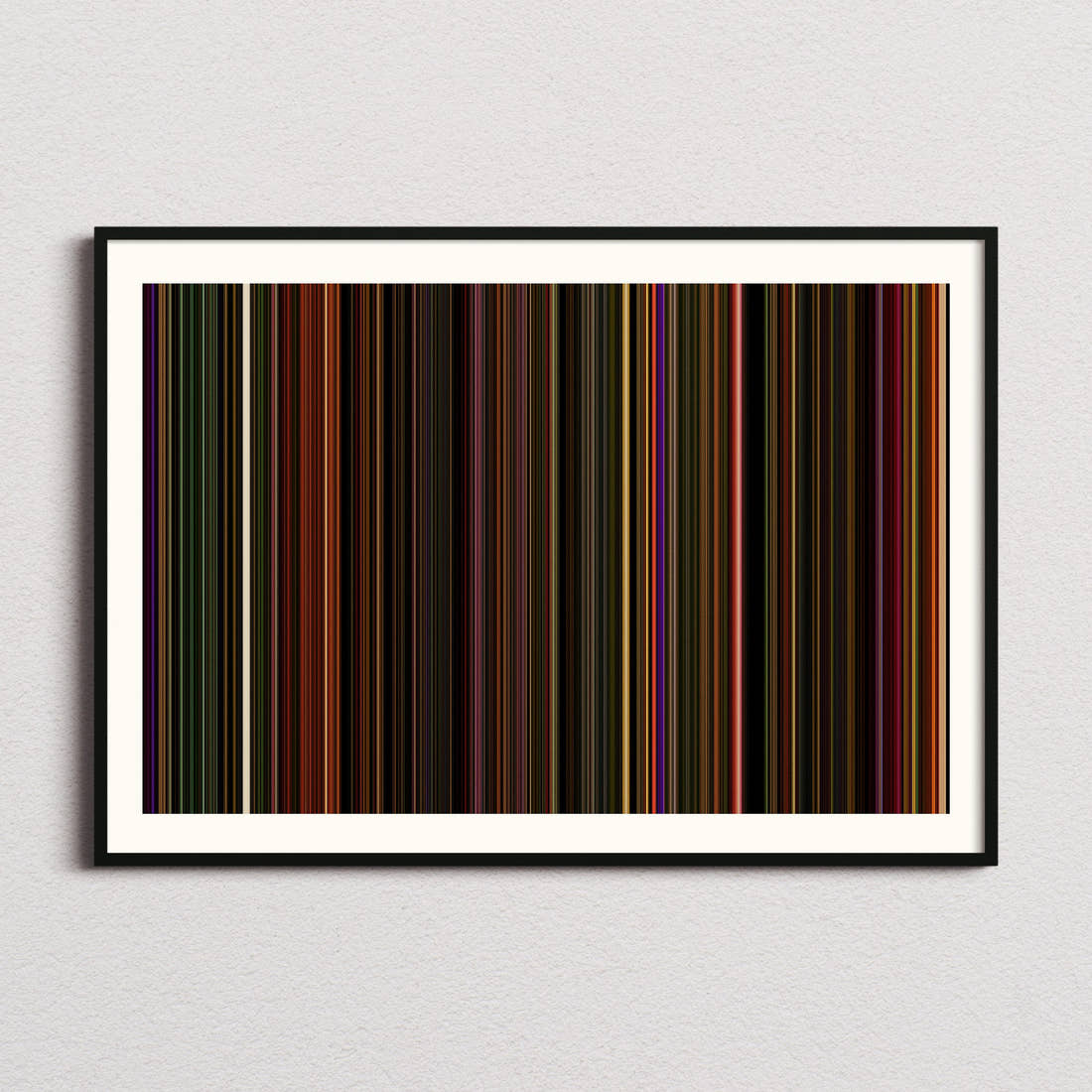 Enter the Void Movie Barcode Poster - Barcode Only