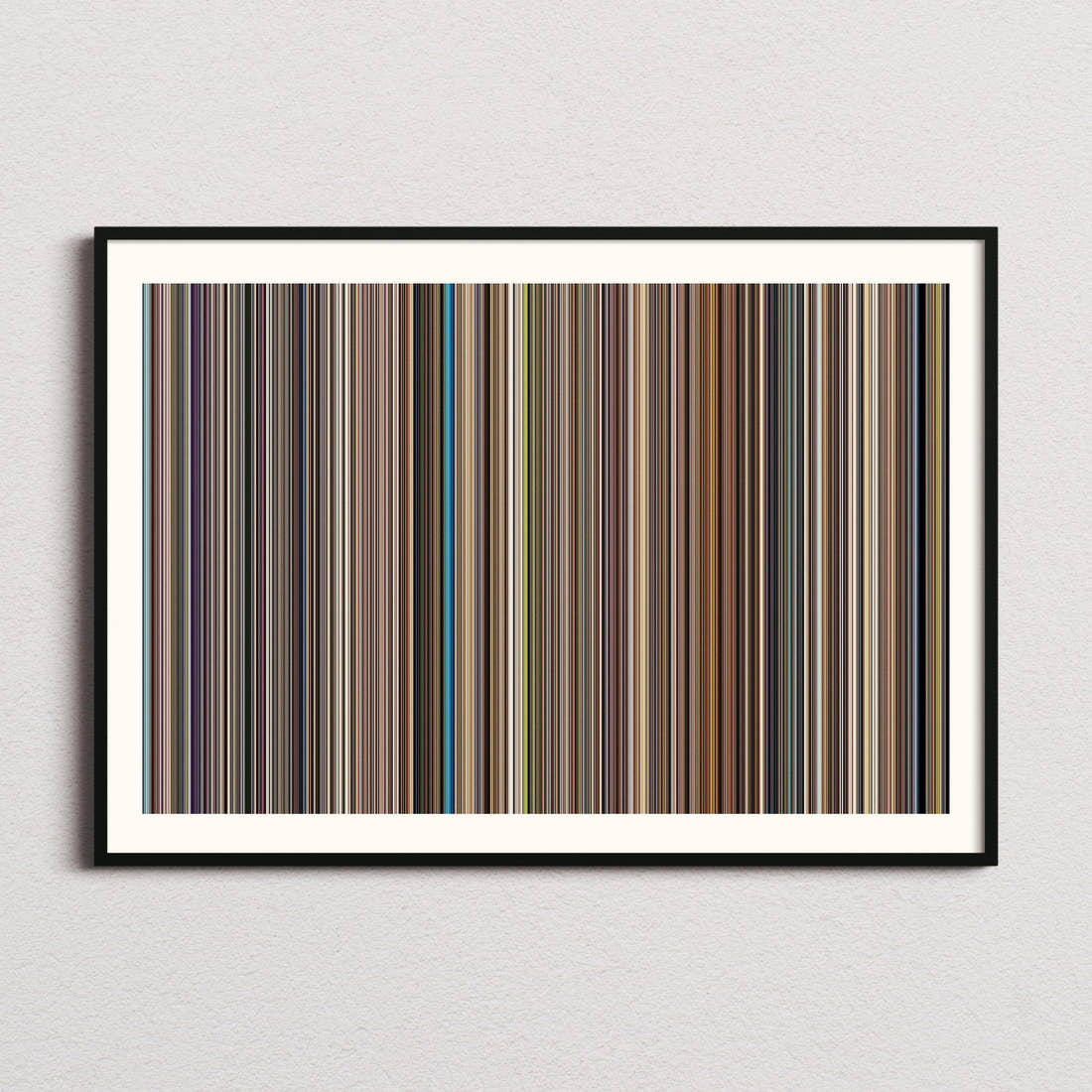 Entourage Movie Barcode Poster - Barcode Only