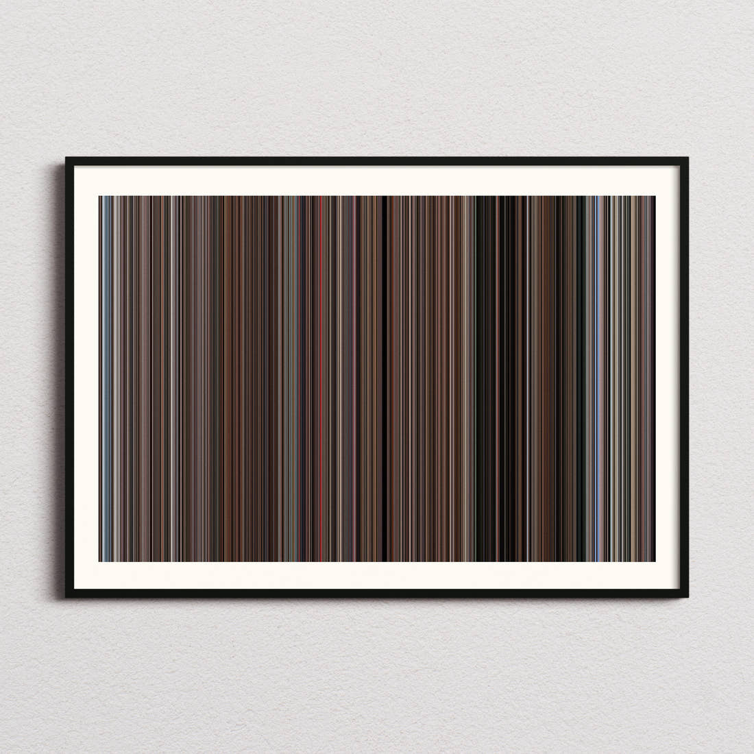 Escape from the Planet of the Apes Movie Barcode Poster - Barcode Only