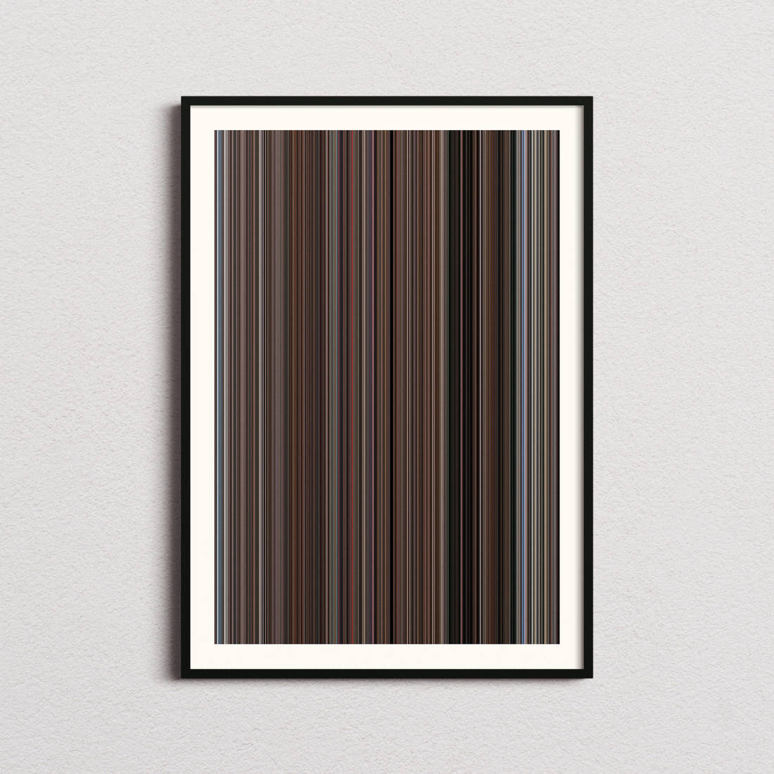 Escape from the Planet of the Apes Movie Barcode Poster - Barcode Only