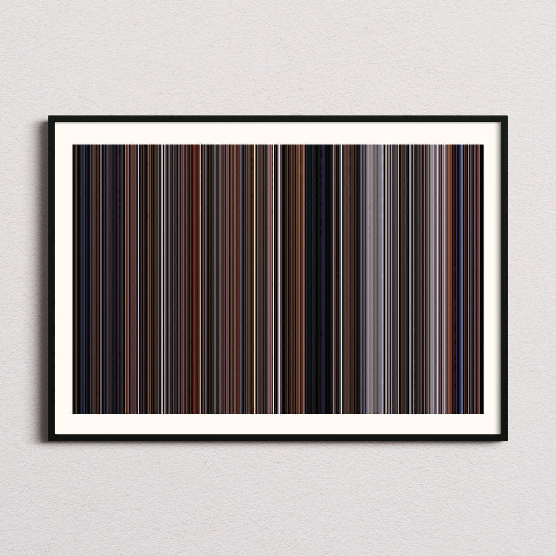 E.T. the Extra-Terrestrial Movie Barcode Poster - Barcode Only