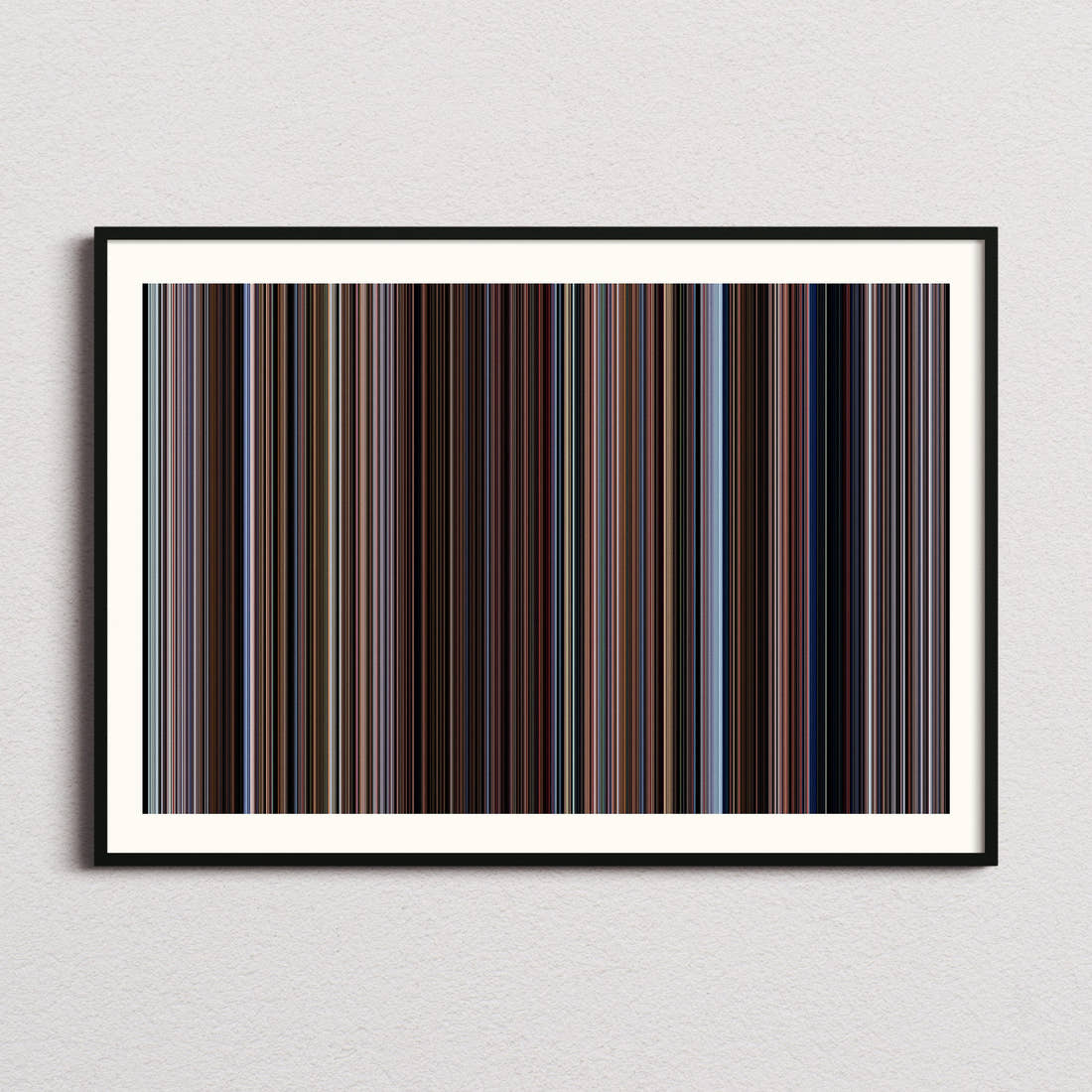 Eternal Sunshine Of The Spotless Mind Movie Barcode Poster - Barcode Only