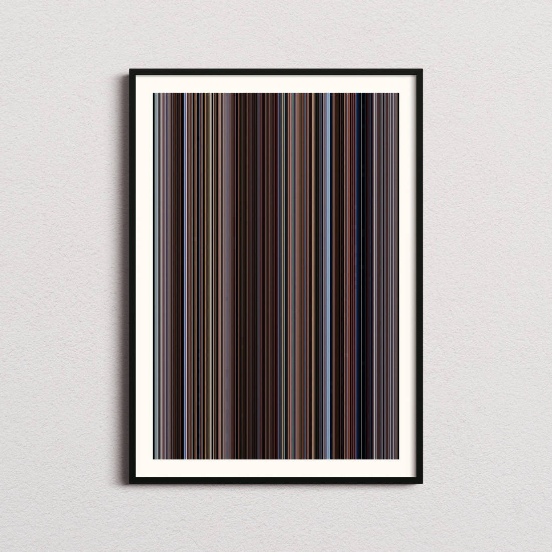 Eternal Sunshine of the Spotless Mind Movie Barcode Poster - Barcode Only